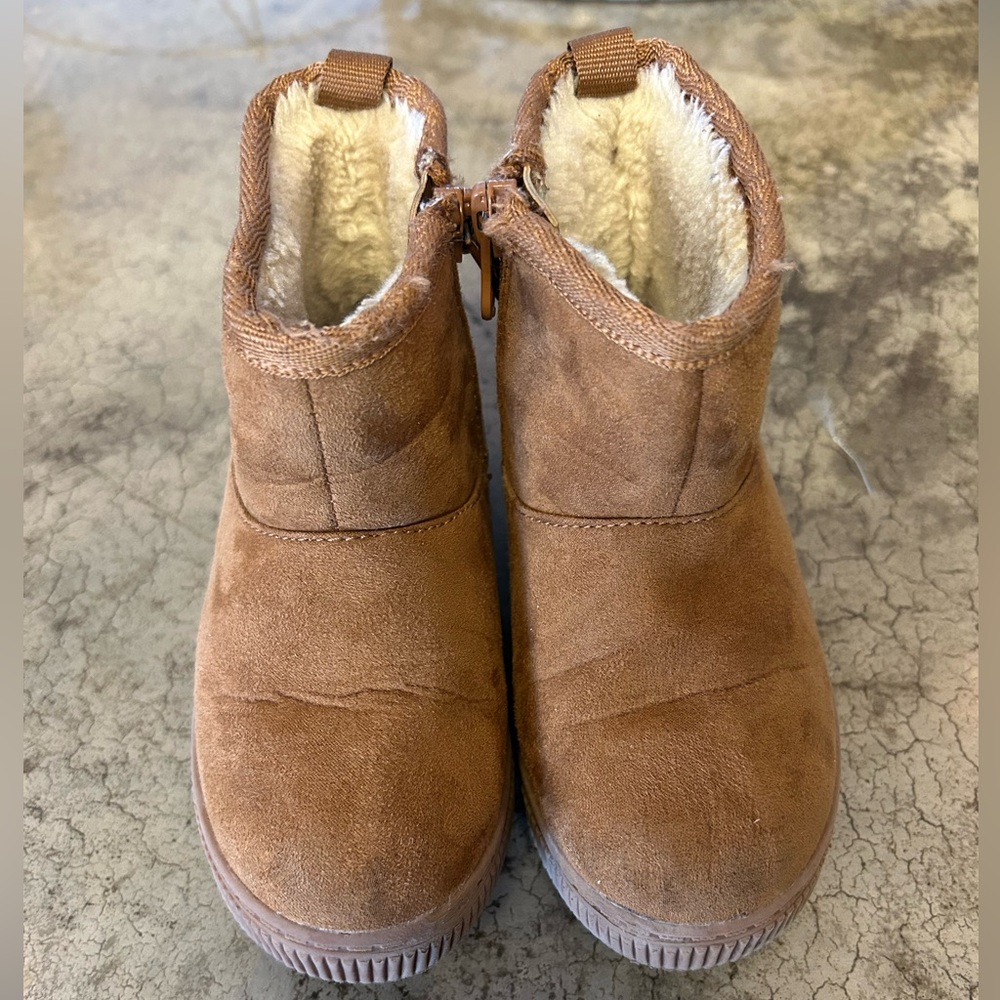 Cat and Jack Arlo Brown Suede Ankle Boots
